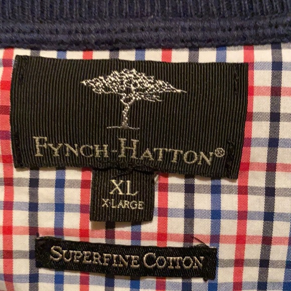 Fynch-Hatton Men’s Knitted Jumper With V-Neck Golf - Picture 12 of 16